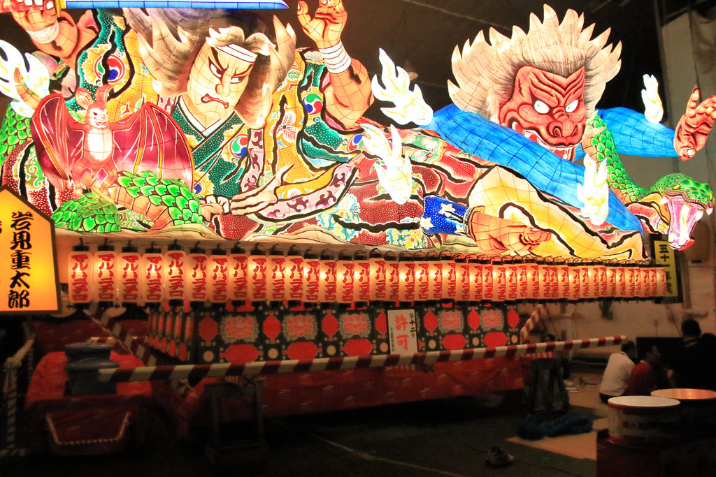 「青森ねぶた祭」マルハニチロ提供「岩見重太郎狒々退治」