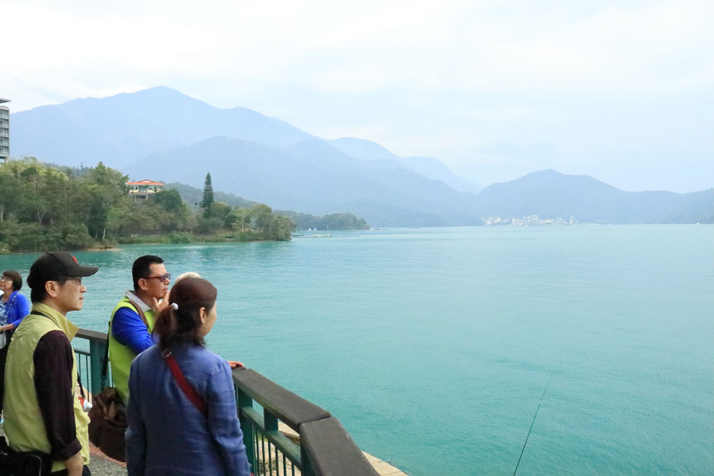 台湾紀行「日月潭」湖畔展望台よりの眺め