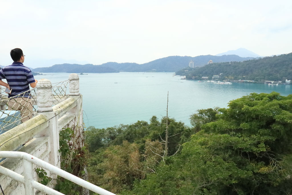 台湾紀行「日月潭」湖畔展望台より