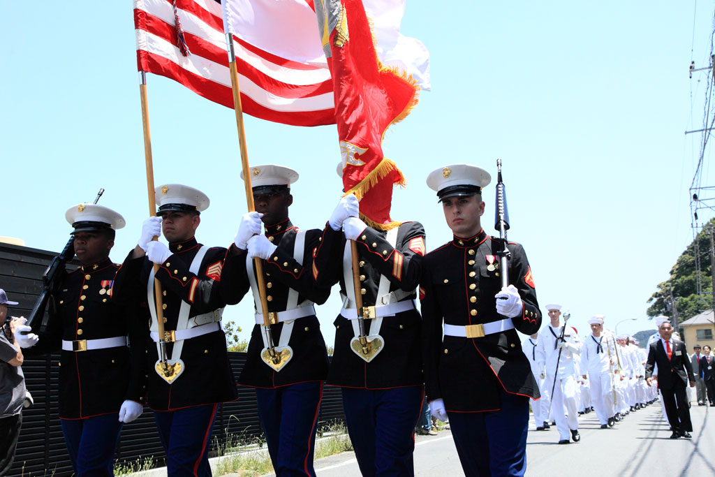 下田市「下田黒船祭」米軍パレード