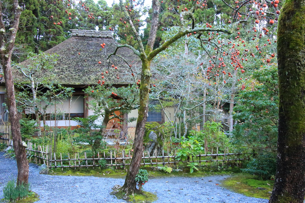 京都「落柿舎」句会席が行われる「次庵」