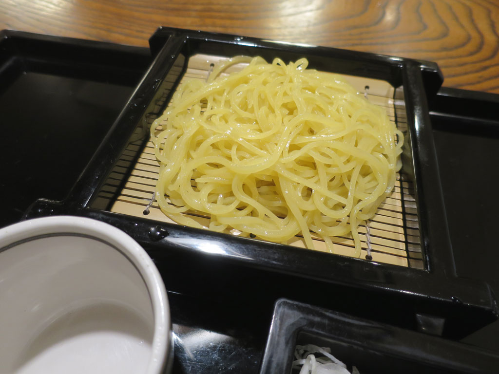 東京港区蕎麦店「竹泉」柚子きり