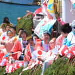 沼津市「大瀬まつり」祭り船の若衆