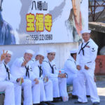 下田市「下田 黒船祭り」宝福寺で憩う若き米水兵