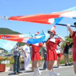 下田市「下田 黒船祭り」県警の女子パレード