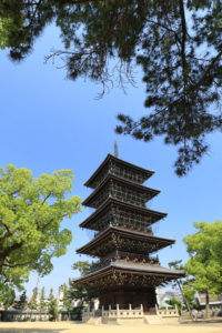 香川県「善通寺」東院の五重塔