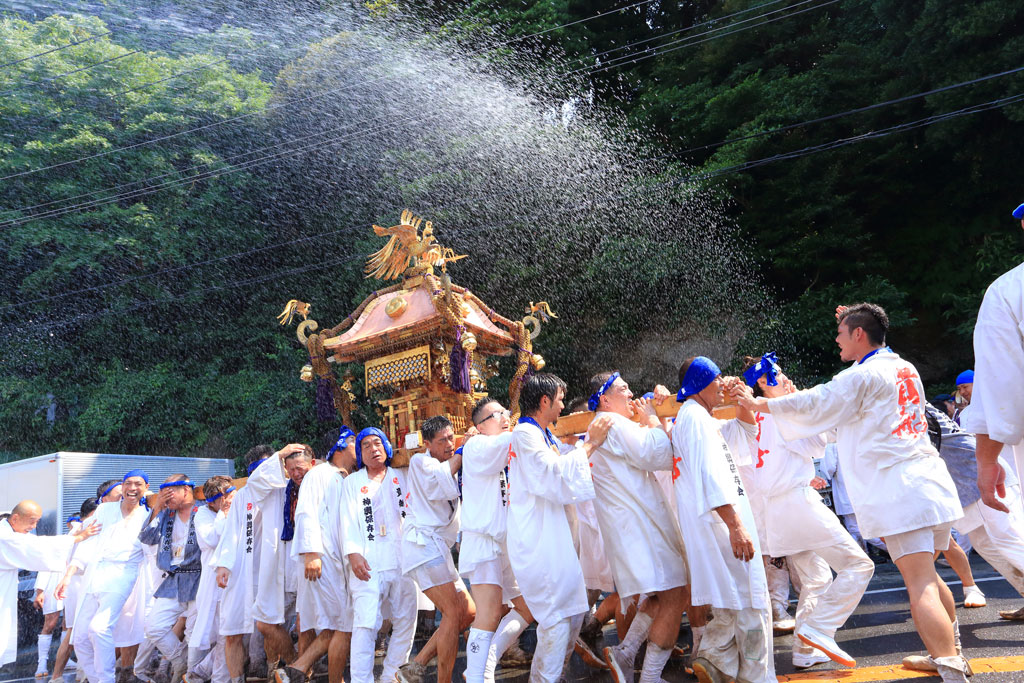 神奈川県真鶴町「貴船まつり」お神輿