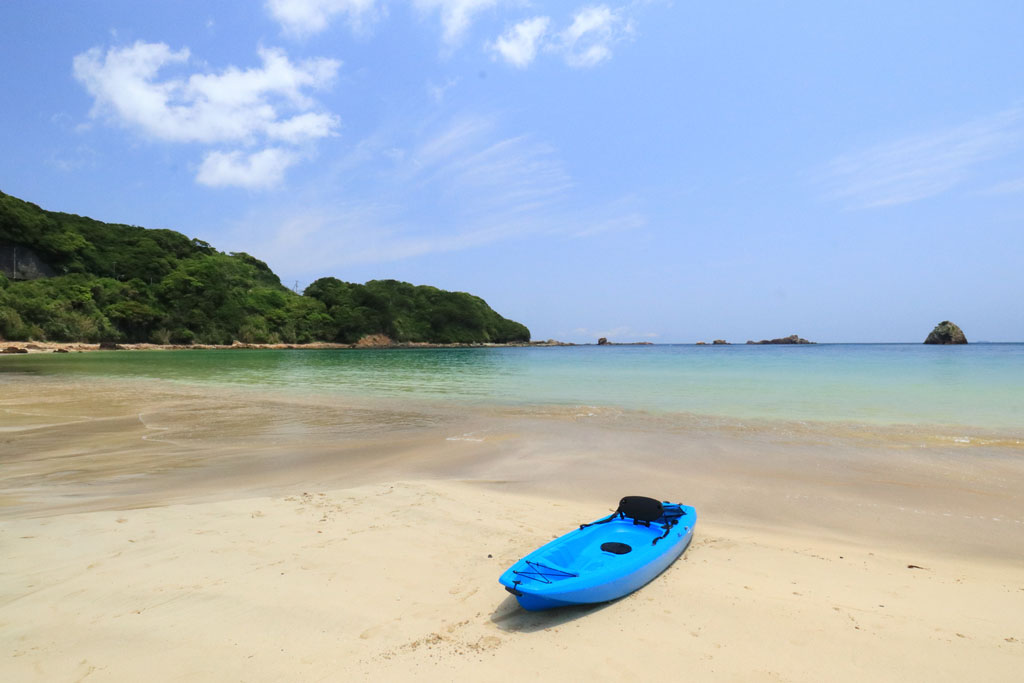 下田市「外浦海岸」初夏の海岸風景