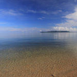 石垣島「フサキビーチ」空が映える早朝のビーチ