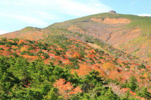 福島県「秋の薬師岳」安達太良山の紅葉