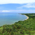 石垣島「平久保崎」灯台付近からサンゴ礁を望む