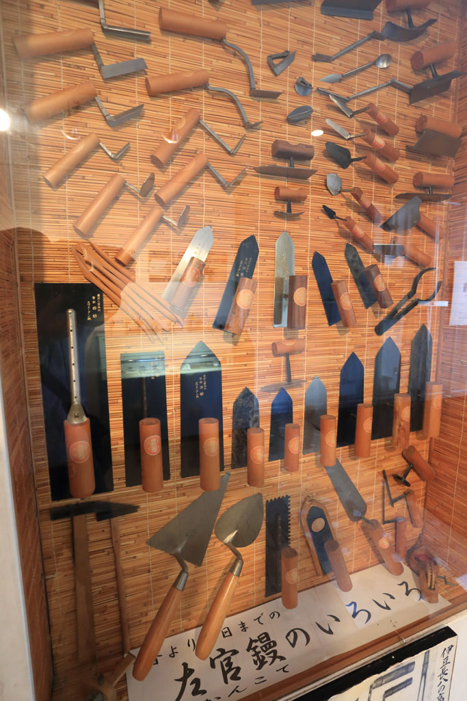 伊豆松崎町「長八美術館」佐官鏝のいろいろ