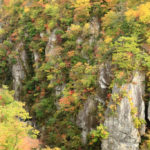 四季の風景　鳴子峡の秋景色