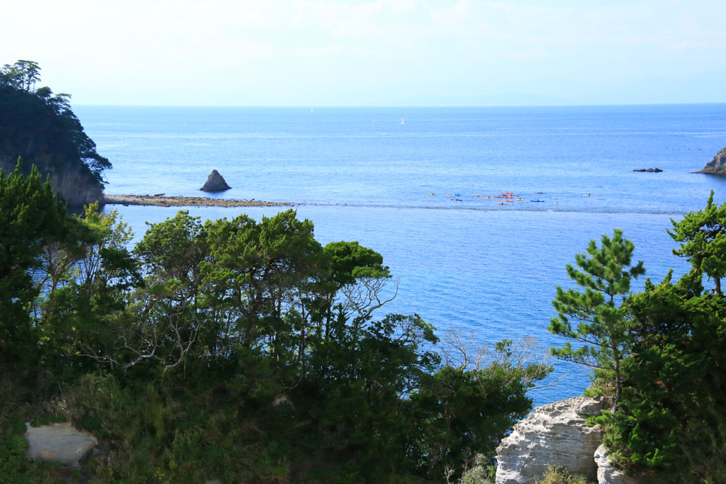 西伊豆「三四郎島」トロンボ現象の始まり