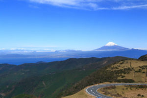 伊豆富士山絶景「達磨山」山頂からの富士と南アルプス