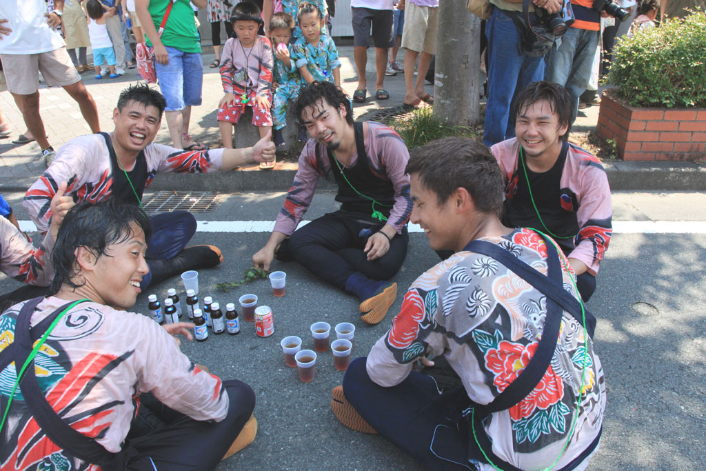 下田市「下田太鼓祭り」若衆