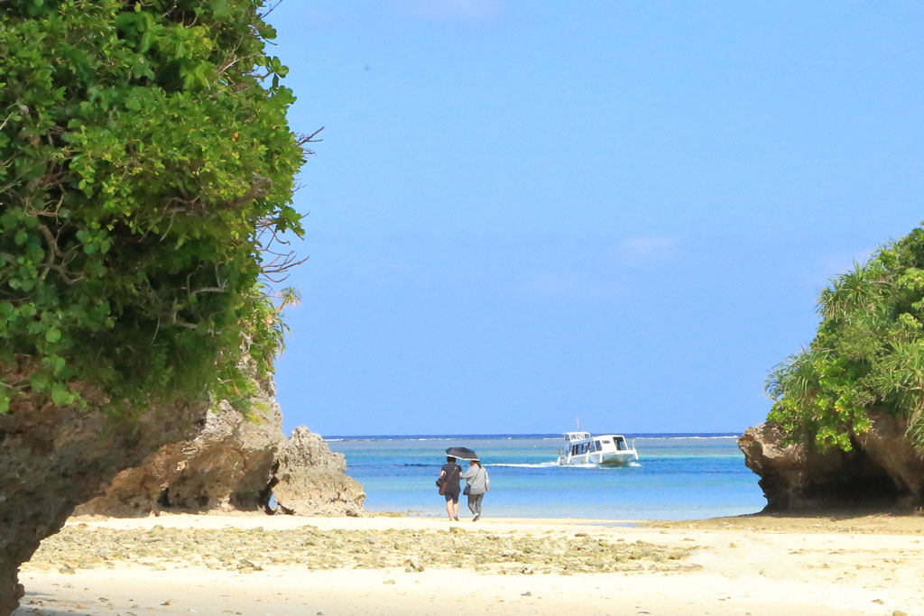 石垣島「川平ビーチ」川平湾から川平ビーチへ