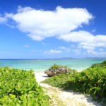 石垣島「クラブメッドビーチ」亜熱帯の海岸風景